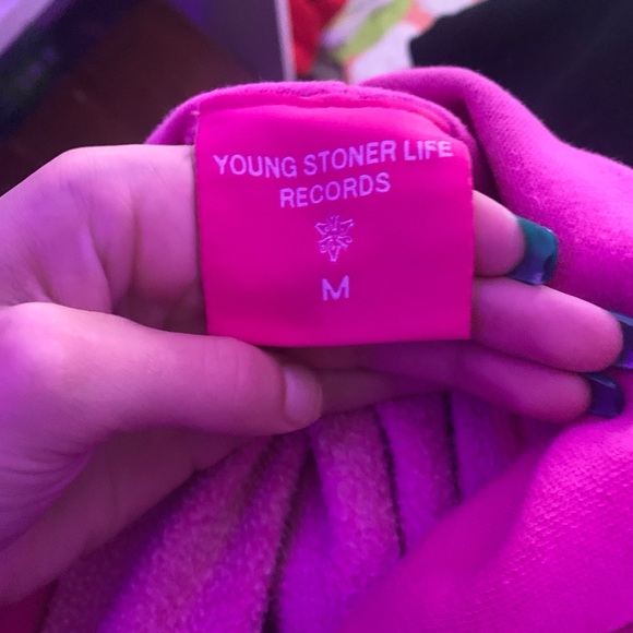 Young Thug Punk Pink Angel hoodie!!! send offers!! - Picture 2 of 5